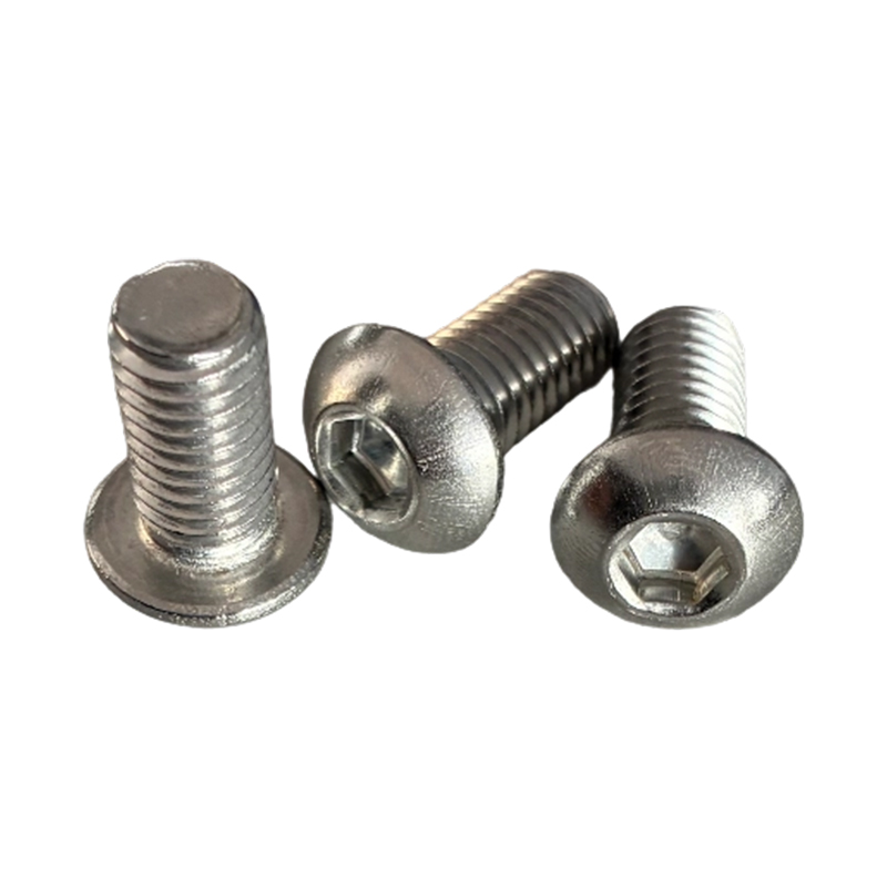 Șuruburi cu buton negru din oțel carbon M3*40 de grad 8.8
