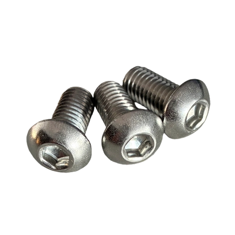 Șuruburi cu buton negru din oțel carbon M3*40 de grad 8.8