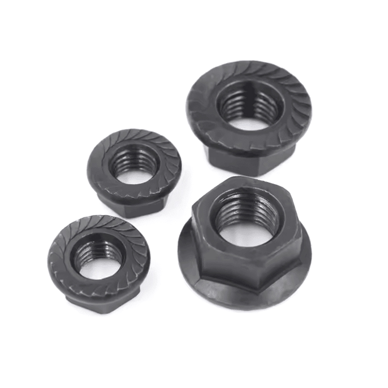 M16-1.5 Piuliță cu flanșă hexagonală placată cu zinc Piulițe antiderapante M16-1.5 Piuliță cu flanșă hexagonală placată cu zinc Piulițe antiderapante