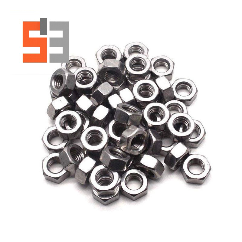 Piulițe hexagonale grele galvanizate la cald negru Piulițe hexagonale grele galvanizate la cald negru